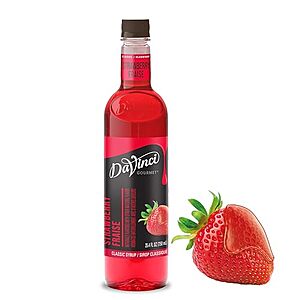 [SnS, AC] $5.09 | 25.4-Oz DaVinci Gourmet Classic Syrup (Strawberry) at Amazon
