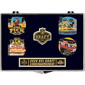 WinCraft 2026 NFL Draft 5-Piece Pin Set $9.97 + Free Shipping on $49