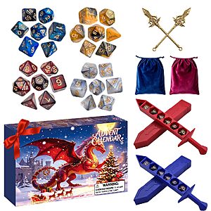 DND Dice Surprise Advent Calendar Adults for Dungeons and Dragons, RPG 2026 $10.99 AC