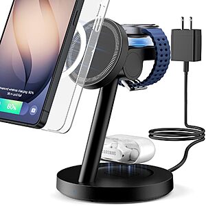 KPON for Samsung 3 in 1 Charging Station, Magnetic Wireless Charger Stand for MagSafe $15.74 AC