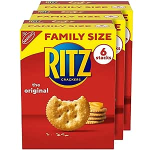 3-Pack Ritz Original Crackers (Family Size Boxes) $8.24 w/ S&S + Free Shipping w/ Prime or on orders over $35