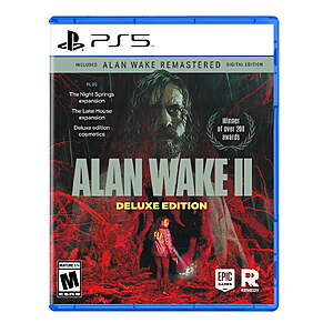 Alan Wake 2 Deluxe Edition (PS5) $29.83 + Free Shipping w/ Walmart+ or on $35+