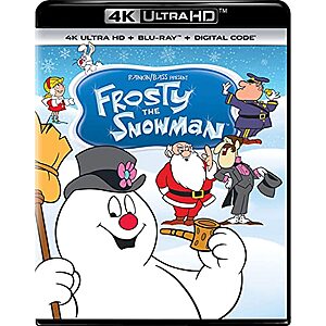 $14.99* | Frosty the Snowman (4K Ultra HD + Blu-ray + Digital) at Amazon