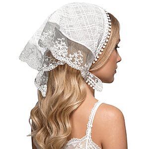Avidlove Bandana Head Scarf Headbands for Women Lace Hair Scarf Headband $4.99