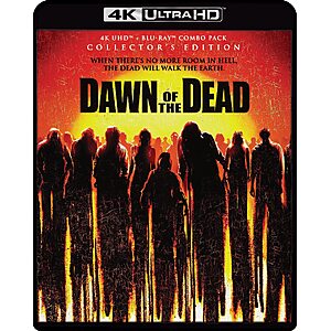 Dawn of the Dead - Collector's Edition 4K Ultra HD + Blu-ray $21.99 Amazon.com