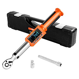 VEVOR Digital Torque Wrench 3/8 Inch Drive, 0-99.57 lbf-ft Electronic Torque Wrench $58.11 + Free Shipping