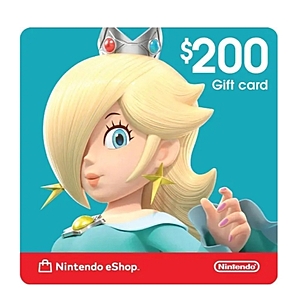 $175, Nintendo eShop $200 Gift Card (Email Delivery), Newegg