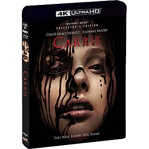 Carrie (2013) - Collector's Edition 4K Ultra HD + Blu-ray [4K UHD] $20.49 Amazon.com