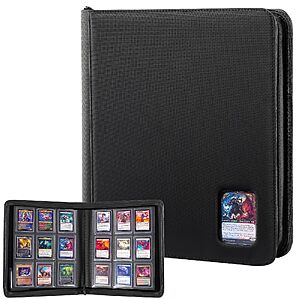ProCase Top Loader Binder, 9 Pocket Holds 324 Top loaders, Black $27.58