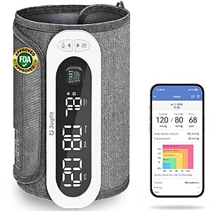 Wireless Upper Arm Blood Pressure Monitor, $49.99 with code