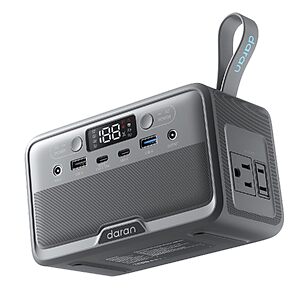 DaranEner 89.6Wh LiFePO4 Portable Power Station w/ 100W AC Outlet & 7-Port Output $49.99 + Free Shipping