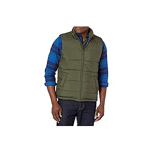 Amazon Essentials Men's Mid-Weight Quilted Puffer Vest (Various) $8.99 + Free Shipping w/ Prime