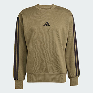 adidas Essentials 3-Stripes Fleece Sweatshirt $20