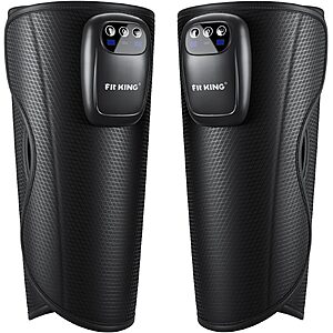 FIT KING Upgraded Cordless Calf Massager for Circulation, Rechargeable Leg Compression Massager $42