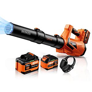 17000 RPM Cordless Leaf Blower with DECERK 7.8AH Battery $85.79