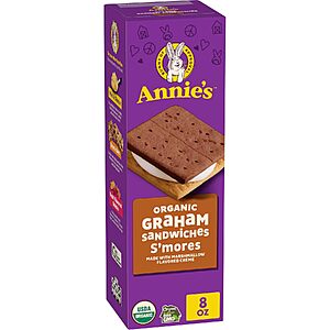 12-Count 8-Oz Annie's Organic S'mores Graham Sandwich Cookies $3.92 w/ S&S + Free Shipping w/ Prime or on $35+