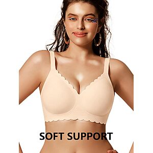 [Limited Deal]COCOMARTS Jelly Bras for Women No Underwire Push Up Bra $9.99