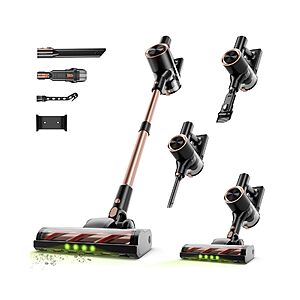 Shieal Cordless Stick Vacuum Cleaner - 45KPA Powerful Suction Vacuum with 45 Min Runtime $69.99