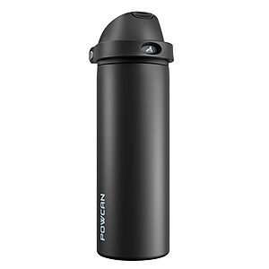 Amazon – POWCAN 24 oz Insulated Water Bottle - $6.49-$9.89 w/ Code