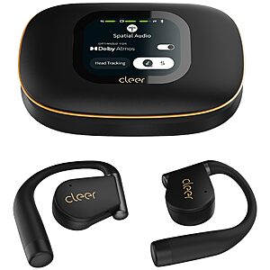 [Prime] Cleer ARC 5 Open-Ear Wireless Earbuds w/ Dolby Atmos & THX Spatial Audio (2 Colors) $114.56 + Free Shipping