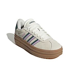 adidas VL Court Bold Women's Platform Sneakers (Off White Green, 6-8.5, 9.5,10) $24.00 + Free Shipping