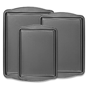 3-Pack Carbon Steel Nonstick Baking Sheet Set (13"/15"/17") $17.99 + Free Shipping w/ Prime or on $35+