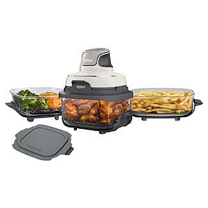 Ninja Crispi 5-in-1 Portable Glass Air Fry Cooking System, 3 Containers & Cover $124.99 free Shipping Costco.com