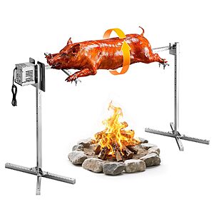 52" VEVOR Electric Rotisserie Grill Kit w/ 38W Motor (132-Lb Capacity) $72.34 + Free Shipping