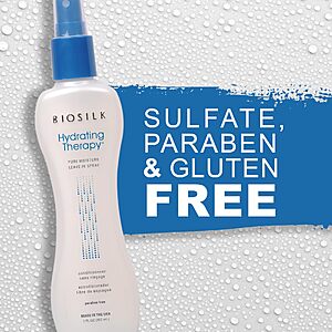 [S&S] BioSilk Hydrating Therapy Pure Moisture, Replenishes Hair Moisture, 7 Oz | Adds Shine, Sulfate-, Paraben- & Cruelty-Free $7.96
