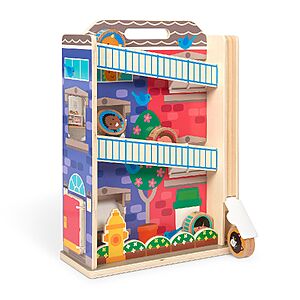Melissa & Doug GO Tots Wooden Town House Tumble 7-Piece Set $15 at Kohl's w/ Free Store Pickup