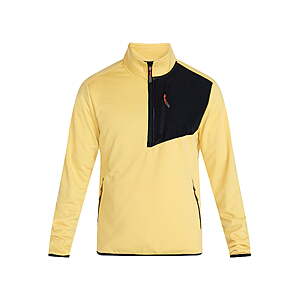 Ozark Trail Men's Quarter Zip Grid Fleece Jacket (Dijon) from $9.94 + Free S&H w/ Walmart+ or on $35+