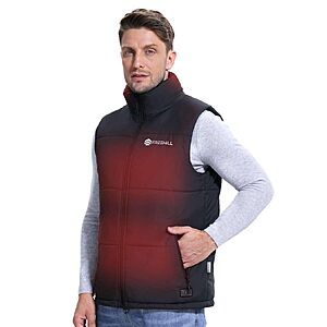 FREEHILL Men's Dual-Control Heated Puffer Vest, Built for -22°F Work $79.99