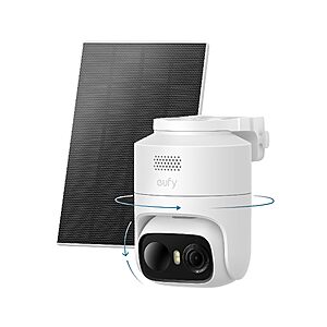 eufy Security eufyCam C37, Solar Cameras Wireless Outdoor,2K Resolution $69.97