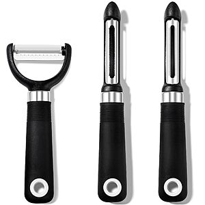 [Prime] 3-Piece Rainspire Swivel Vegetable Peeler Set $2.98 (Black) + Free Shipping