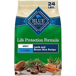 $79.75 Free Ship or less S&S, Q, get $25 AMZ CREDIT: 39lbs of Blue Buffalo Lamb Adult Dry Dog Food Lamb #1 Ingredient,