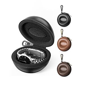 ProCase Single Watch Travel Case with Carabiner Clip, 5 Colors - $8.99 AC