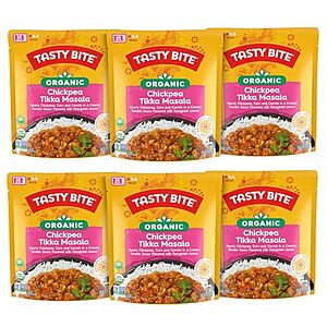[SnS] $12.73 | 6-Pack 10-Oz TASTY BITE Chickpea Tikka Masala at Amazon ($2.12 each)