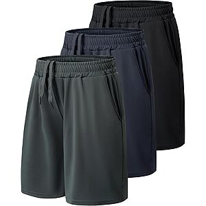 Amazon – 3-Pack Boys’ Athletic Basketball Shorts - $12.74-$22.94 w/ Code