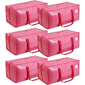 6-Pack VTSVTS 24-Gallon Heavy Duty Large Moving & Storage Bags $11.99 + Free Shipping w/ Prime or on $35+