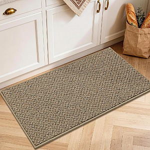 COSY HOMEER 17"x30" Non-Slip Kitchen Rug (Taupe) $8.49 + Free Shipping w/ Prime or over $35+