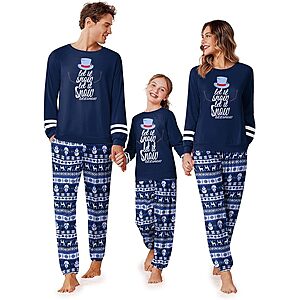 Ekouaer Family Christmas Pajamas Matching Sets (various) $13 each + Free Shipping w/ Prime or orders $35+