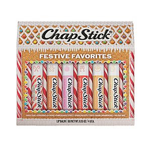$7.83, ChapStick Festive Favorites Holiday Flavored Lip Balm Gift Set, 6-Pack, Amazon