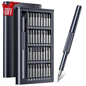 AXTH 37-in-1 S2 Steel Precision Screwdriver Set $6.99 + Free Shipping w/ Prime or on $35+