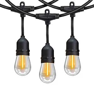 Feit 48' LED String Light Black or White 1 Pack $26.99 2 Pack $42.99 3 Pack $56.99 Black or White Free Shipping Costco.com
