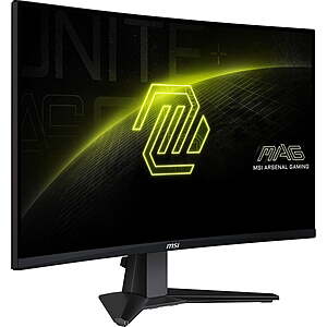 $100 FS Walmart by NEWEGG: MSI MAG 27C6F 27" 16:9 Full HD 180Hz Curved VA LED HDR Gaming Monitor