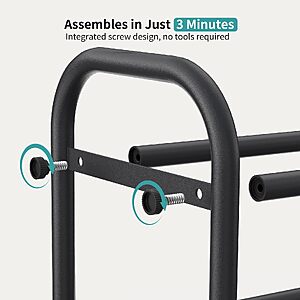 $10.98 AMAZON AC: Gonfoam Expandable 3-Tier Shoe Rack for Closet and Entryway, Black