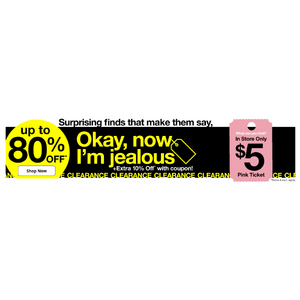 JC Penney in-Store: $5 Pink Tag Sale + Extra 10% off coupon