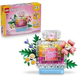 $23.96 | 286-Piece LEGO Creator: 3 in 1 - Floral Perfume Bottle (31383, 2026) at Amazon