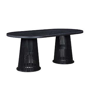 Beautiful by Drew Oval Dining Table, Rich Black $168