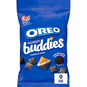 9-Oz Chex Mix Muddy Buddies OREO Cookies & Cream Snack Mix $2.77 w/ S&S + Free Shipping w/ Prime or on $35+